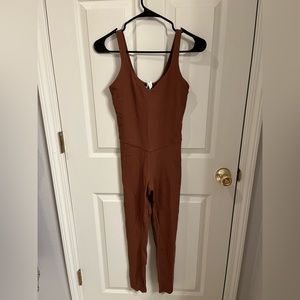 Lululemon Align 25” Brown Ribbed Bodysuit